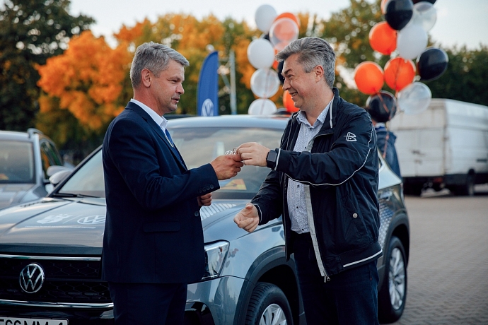 Volkswagen — официальный автомобильный партнер клуба БГК «Мешков Брест»